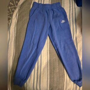 Nike Sportswear Club Fleece joggers.  Big kids size medium. Light blue.